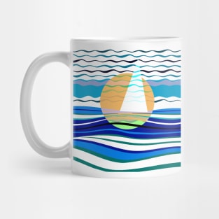 Sailing Geometry Mug